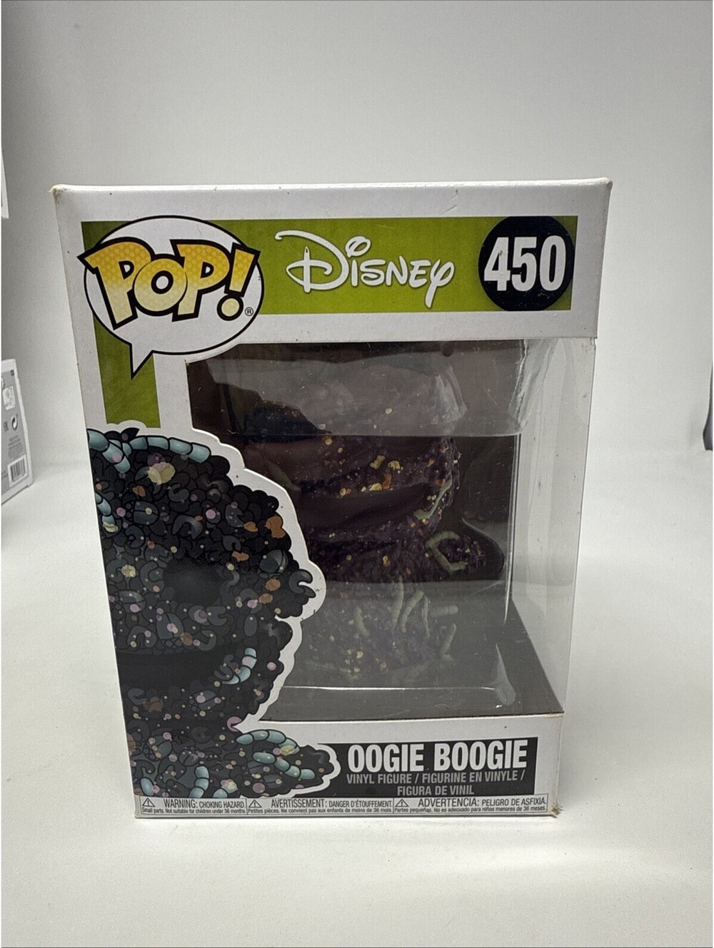 Funko Pop! Disney Oogie Boogie W/ Bugs  #450 Nightmare Before Christmas Toy
